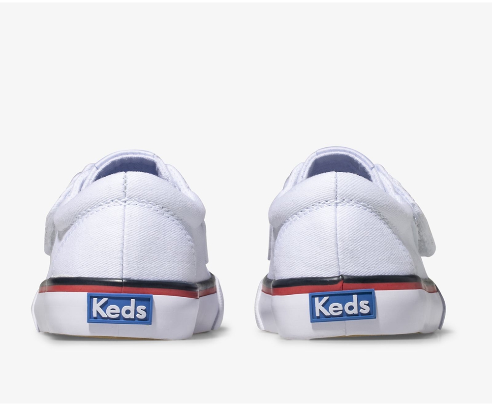 Tenis Keds Niña Blancos - Jump Kick Jr. Lona - 3129-QYDXA